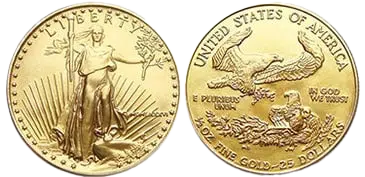 American Gold Eagle Coin Front & Back