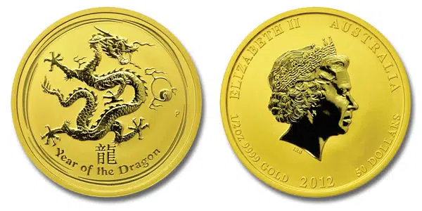 Australian Dragon Gold Coin