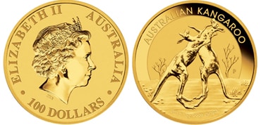 Australian Kangaroo Gold Coin