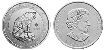 Grizzly Bear Silver Coin
