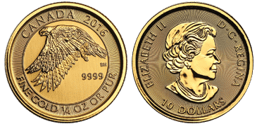 White Falcon Gold Coin