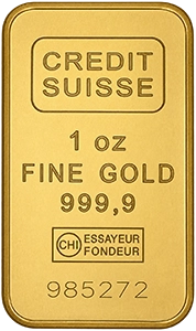 Credit Suisse gold bar