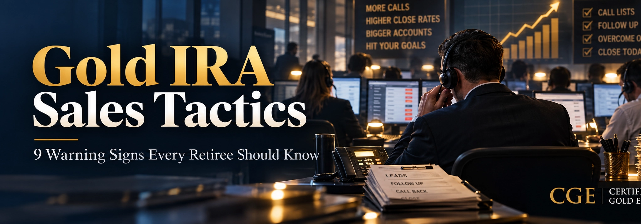 Gold IRA Sales Tactics Call Center Pressure