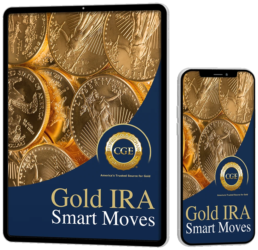 Gold IRA Smart Moves guide on tablet and phone