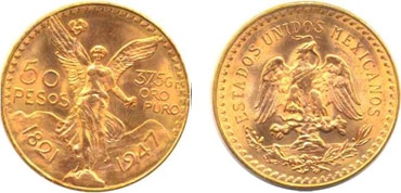 Mexican Peso Gold Coin