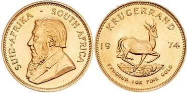 South African Krugerrand Gold Coin